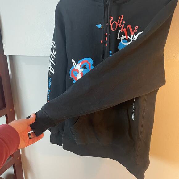 Rolling Loud Shady Spores Hoodie LA 2021 SZ Small Heavy Duty Black Streetwear - Picture 12 of 16